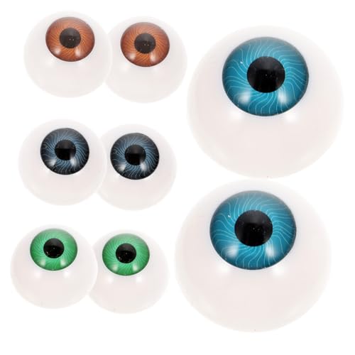 ZUNOXAZ 8 Stück Teiliges Hohle Puppenaugen DIY Zubehör Bunte Halloween Horror Deko Lebensechte Künstliche Augen für Masken und Bastelprojekte Zufällige Farbe ZUNOXAZ 8 Stück Teiliges Hohle Puppenaugen DIY Zubehör Bunte Halloween Horror Deko Lebensechte Künstliche Augen für Masken und Bastelprojekte Zufällige Farbe von ZUNOXAZ