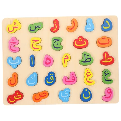 ZUNOXAZ Arabisches Holzpuzzle für Kleinkinder Großes Alphabet Lernspielzeug und Problemlösung Pädagogisches Montessori Puzzle für Vorschulkinder Farbiges Lernspielzeug ZUNOXAZ Arabisches Holzpuzzle für Kleinkinder Großes Alphabet Lernspielzeug und Problemlösung Pädagogisches Montessori Puzzle für Vorschulkinder Farbiges Lernspielzeug von ZUNOXAZ