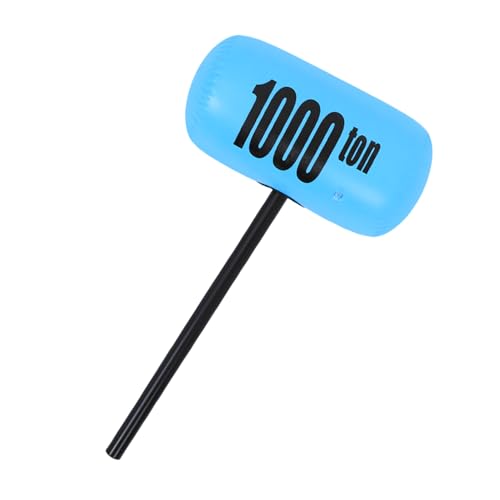 ZUNOXAZ Aufblasbarer PVC Hammer Großer Blauer Luft Hammer für Indoor und Outdoor Vielseitiges Partydekorationsspielzeug für Geburtstagsfeiern und Spieltage ZUNOXAZ Aufblasbarer PVC Hammer Großer Blauer Luft Hammer für Indoor und Outdoor Vielseitiges Partydekorationsspielzeug für Geburtstagsfeiern und Spieltage von ZUNOXAZ