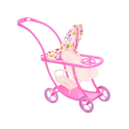 ZUNOXAZ Baby Kinderwagen Modell Baby Puppe Kinderwagen Modellierung Spielzeug Realistische Baby Puppe Kinderwagen Kleine Kinderwagen Modell Dekoration von ZUNOXAZ