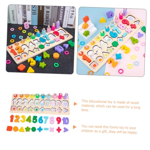 ZUNOXAZ Buntes Holz Formen Puzzle für Kleinkinder Ab Jahren Montessori Zahlen Lernspielzeug Farbenfrohes Geometrie Puzzle Feinmotorik Hand Auge koordination und Zahlenverständnis ZUNOXAZ Buntes Holz Formen Puzzle für Kleinkinder Ab Jahren Montessori Zahlen Lernspielzeug Farbenfrohes Geometrie Puzzle Feinmotorik Hand Auge koordination und Zahlenverständnis von ZUNOXAZ
