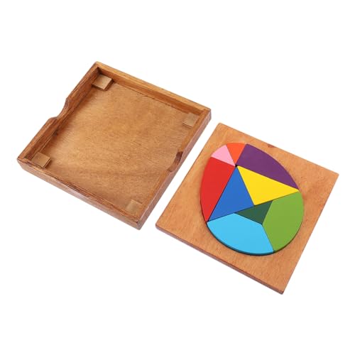 ZUNOXAZ Buntes Holzspielzeug Ei förmiges Tangram Puzzle für Frühförderung Farb Formenerkennung Geometrisches Lernspielzeug zur Hand Auge koordination und Kreativitätsförderung ZUNOXAZ Buntes Holzspielzeug Ei förmiges Tangram Puzzle für Frühförderung Farb Formenerkennung Geometrisches Lernspielzeug zur Hand Auge koordination und Kreativitätsförderung von ZUNOXAZ