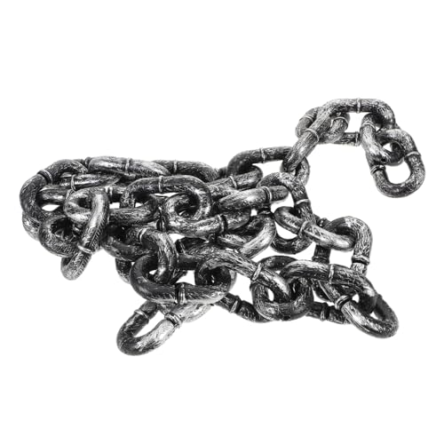 ZUNOXAZ Gefängnisketten-Requisite Aus Plastik Für Halloween-kostümparty Cosplay Als Falsche Kette Für Spukhaus-Dekoration Und Gefangenenspiel Party-Requisiten in Form Von ZUNOXAZ Gefängnisketten-Requisite Aus Plastik Für Halloween-kostümparty Cosplay Als Falsche Kette Für Spukhaus-Dekoration Und Gefangenenspiel Party-Requisiten in Form Von von ZUNOXAZ