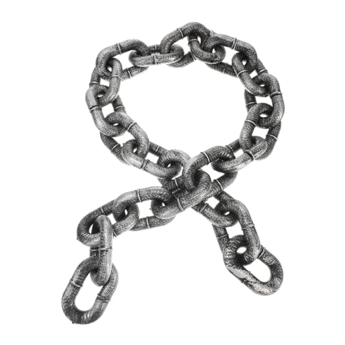 ZUNOXAZ Halloween Deko Kette Mittelgroß Realistische Kunststoffkette Leicht Stabil Für Party Kostüm Requisite Gruselige Atmosphäre Für Haunted House Cosplay und Dekoration ZUNOXAZ Halloween Deko Kette Mittelgroß Realistische Kunststoffkette Leicht Stabil Für Party Kostüm Requisite Gruselige Atmosphäre Für Haunted House Cosplay und Dekoration von ZUNOXAZ