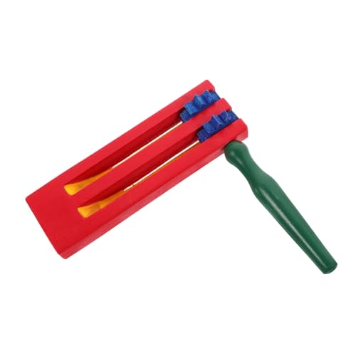 ZUNOXAZ Holz Ratsche Klangmacher Musikinstrument Doppel Layer Holz Klapper für Frühe Bildung und Laute Cheer Sounds Robustes Holzspielzeug Koordination und Intelligenz ZUNOXAZ Holz Ratsche Klangmacher Musikinstrument Doppel Layer Holz Klapper für Frühe Bildung und Laute Cheer Sounds Robustes Holzspielzeug Koordination und Intelligenz von ZUNOXAZ