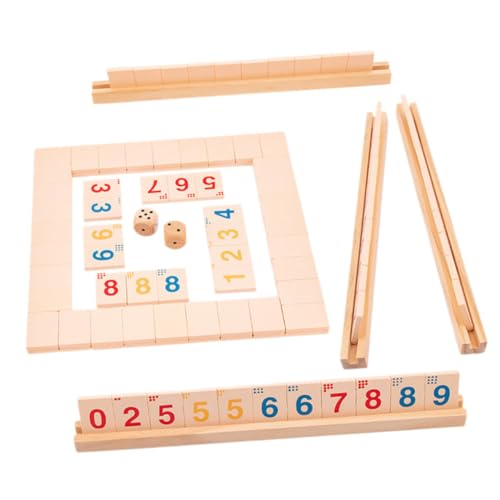 ZUNOXAZ Holz Shut The Box Würfelspiel Robustes Familienspiel aus Hochwertigem Holz Glatte Oberfläche Tragbar und Langlebig Perfektes Party und Gesellschaftsspiel für Erwachsene und ZUNOXAZ Holz Shut The Box Würfelspiel Robustes Familienspiel aus Hochwertigem Holz Glatte Oberfläche Tragbar und Langlebig Perfektes Party und Gesellschaftsspiel für Erwachsene und von ZUNOXAZ