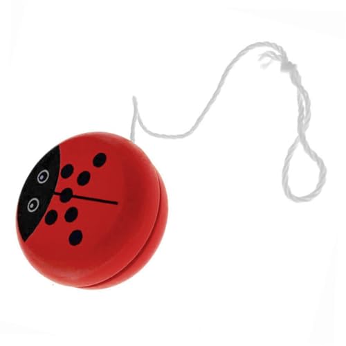 ZUNOXAZ Holz Yo Yo Marienkäfer Design Lernspielzeug Handspielzeug Tragbar Sicher für Jungen und Mädchen ZUNOXAZ Holz Yo Yo Marienkäfer Design Lernspielzeug Handspielzeug Tragbar Sicher für Jungen und Mädchen von ZUNOXAZ