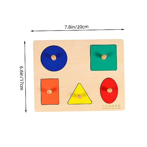 ZUNOXAZ Holz formpuzzle Montessori Lernspielzeug für Kleinkinder Ab Jahr Sicheres Greifspielzeug zur Feinmotorikförderung Geometrisches Steckpuzzle für Junge Mädchen ZUNOXAZ Holz formpuzzle Montessori Lernspielzeug für Kleinkinder Ab Jahr Sicheres Greifspielzeug zur Feinmotorikförderung Geometrisches Steckpuzzle für Junge Mädchen von ZUNOXAZ