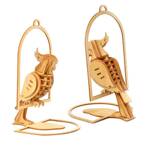 ZUNOXAZ Holzpuzzle Papagei Kreatives DIY Holzspielzeug Lernspielzeug für Hand Auge Koordination ZUNOXAZ Holzpuzzle Papagei Kreatives DIY Holzspielzeug Lernspielzeug für Hand Auge Koordination von ZUNOXAZ