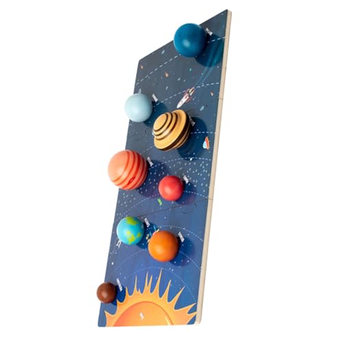 ZUNOXAZ Holzpuzzle Sonnensystem Lernspielzeug mit Planeten Montessori Motorikspielzeug für Kleinkinder Ab Jahr Pädagogisches Weltraumspielzeug Greifen und Kognitiven Fähigkeiten ZUNOXAZ Holzpuzzle Sonnensystem Lernspielzeug mit Planeten Montessori Motorikspielzeug für Kleinkinder Ab Jahr Pädagogisches Weltraumspielzeug Greifen und Kognitiven Fähigkeiten von ZUNOXAZ