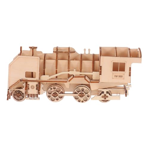 ZUNOXAZ Holzpuzzle Zug Modell Bausatz DIY Holzspielzeug Handgefertigt Kreatives Lernspielzeug Feinmotorik und Koordination ZUNOXAZ Holzpuzzle Zug Modell Bausatz DIY Holzspielzeug Handgefertigt Kreatives Lernspielzeug Feinmotorik und Koordination von ZUNOXAZ