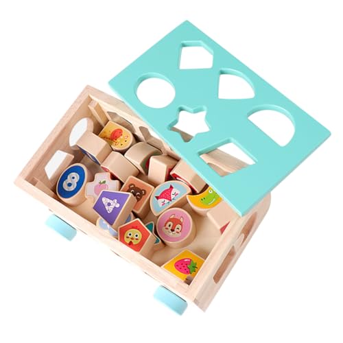 ZUNOXAZ Holzspielzeug Bus Form Lernspielzeug mit Früchten Zahlen Formen und Tieren zum Sortieren für Kleinkinder Ab Jahr zur Motorik und Kognition ZUNOXAZ Holzspielzeug Bus Form Lernspielzeug mit Früchten Zahlen Formen und Tieren zum Sortieren für Kleinkinder Ab Jahr zur Motorik und Kognition von ZUNOXAZ