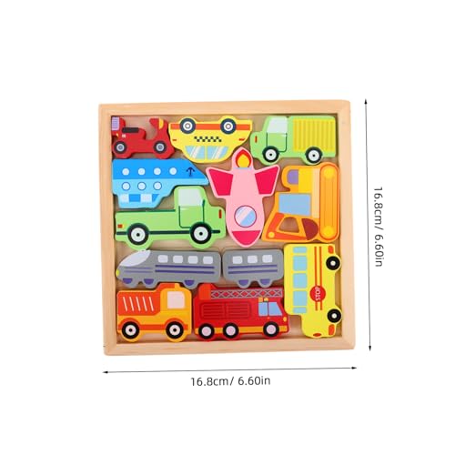 ZUNOXAZ Holzspielzeug Fahrzeug Puzzle für Kindergarten Kreatives Lernspielzeug Hand Auge koordination Kognitiven Fähigkeiten und Räumlicher Vorstellungskraft Buntes Steckpuzzle für ZUNOXAZ Holzspielzeug Fahrzeug Puzzle für Kindergarten Kreatives Lernspielzeug Hand Auge koordination Kognitiven Fähigkeiten und Räumlicher Vorstellungskraft Buntes Steckpuzzle für von ZUNOXAZ