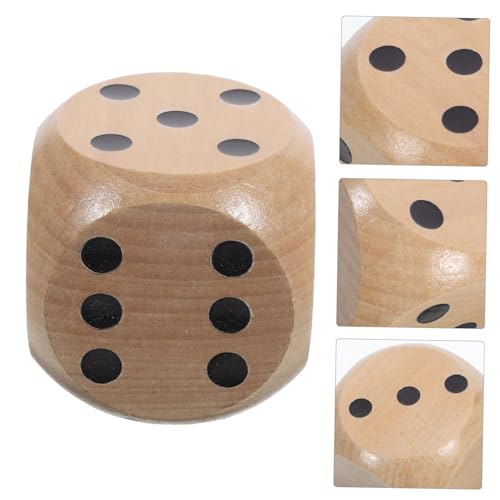 ZUNOXAZ Holzwürfel mit Abgerundeten Ecken Robustes Würfelspiel Party Mathe unterricht Spielrequisit Dekoratives Holzspielzeug für Altersgruppen ZUNOXAZ Holzwürfel mit Abgerundeten Ecken Robustes Würfelspiel Party Mathe unterricht Spielrequisit Dekoratives Holzspielzeug für Altersgruppen von ZUNOXAZ