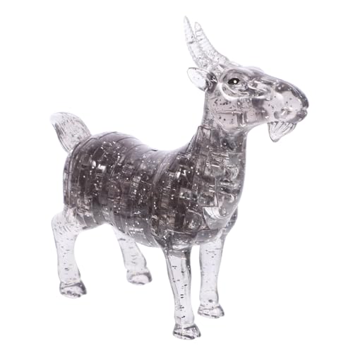 ZUNOXAZ Kristallglas Ziegen-Desktop-Ornament Puzzle Ziegenschmuck Kristall-Geburtstagsgeschenk Ziegenkristall-Dekoration ZUNOXAZ Kristallglas Ziegen-Desktop-Ornament Puzzle Ziegenschmuck Kristall-Geburtstagsgeschenk Ziegenkristall-Dekoration von ZUNOXAZ