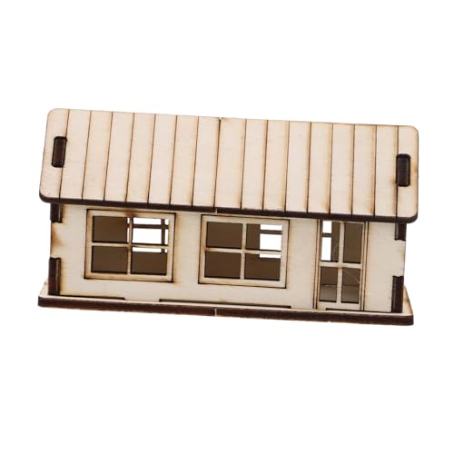 ZUNOXAZ Mini DIY Holzmodell Haus Bausatz Pädagogisches Puzzle aus Langlebigem Holz Realistische Miniatur Detailreiches Handwerksset für Sandkasten Dekoration und Sammler ZUNOXAZ Mini DIY Holzmodell Haus Bausatz Pädagogisches Puzzle aus Langlebigem Holz Realistische Miniatur Detailreiches Handwerksset für Sandkasten Dekoration und Sammler von ZUNOXAZ