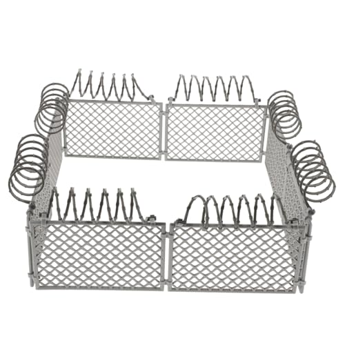 ZUNOXAZ Miniaturzaun aus Kunststoff Leicht zu Montieren Flexibles DIY Zubehör für Garten und Kriegsszenen Vielseitig Kombinierbar für Modellbau Sandtisch und Dioramen ZUNOXAZ Miniaturzaun aus Kunststoff Leicht zu Montieren Flexibles DIY Zubehör für Garten und Kriegsszenen Vielseitig Kombinierbar für Modellbau Sandtisch und Dioramen von ZUNOXAZ