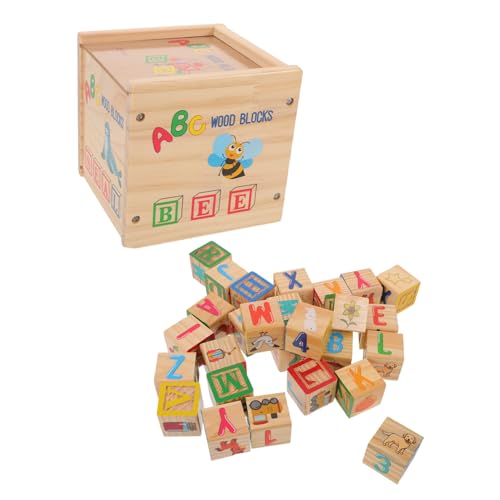 ZUNOXAZ Montessori Holzbausteine Alphabet und Zahlen Lernspielzeug für Kleinkinder Vorschule Kreatives Stapeln Bunte Holzblöcke Sicheres Naturmaterial Pädagogisches Familienspielzeug ZUNOXAZ Montessori Holzbausteine Alphabet und Zahlen Lernspielzeug für Kleinkinder Vorschule Kreatives Stapeln Bunte Holzblöcke Sicheres Naturmaterial Pädagogisches Familienspielzeug von ZUNOXAZ
