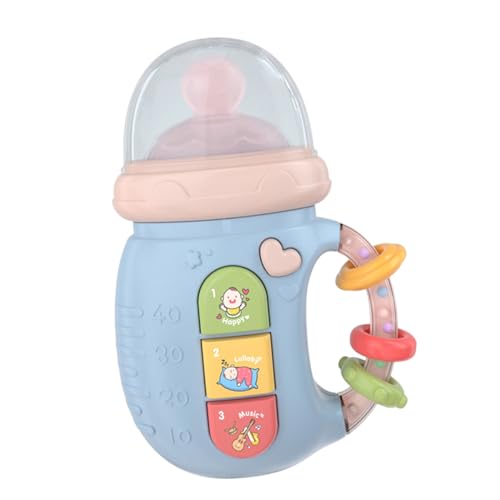 ZUNOXAZ Neugeborenen Babyflasche mit Licht Musik Elektrisch Bilinguales Lernspielzeug für Junge Mädchen Ab Monaten Frei Leicht Schmerzstillend ZUNOXAZ Neugeborenen Babyflasche mit Licht Musik Elektrisch Bilinguales Lernspielzeug für Junge Mädchen Ab Monaten Frei Leicht Schmerzstillend von ZUNOXAZ