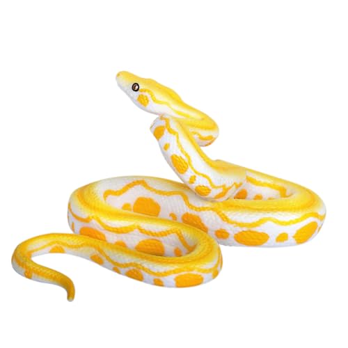 ZUNOXAZ Realistische Gelbe Modell Schlange Dekoration Lernspielzeug Naturkunde Reptilienliebhaber ZUNOXAZ Realistische Gelbe Modell Schlange Dekoration Lernspielzeug Naturkunde Reptilienliebhaber von ZUNOXAZ