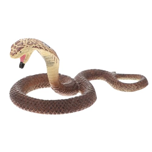ZUNOXAZ Realistisches Kunststoff Schlangenspielzeug Statisches Kobradesign Pädagogisches Wildtiermodell für Kreatives Lernspielzeug Detailreich und Sicher aus PVC für Spielerisches Lernen ZUNOXAZ Realistisches Kunststoff Schlangenspielzeug Statisches Kobradesign Pädagogisches Wildtiermodell für Kreatives Lernspielzeug Detailreich und Sicher aus PVC für Spielerisches Lernen von ZUNOXAZ