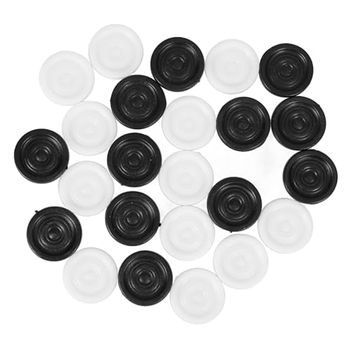 ZUNOXAZ Schachspiel Kunststoffspielsteine Polierte Glatte Spielchips Ersatz für Brettspiel Dame Zubehör Leicht Kompakt Sicher für Party und Freizeit ZUNOXAZ Schachspiel Kunststoffspielsteine Polierte Glatte Spielchips Ersatz für Brettspiel Dame Zubehör Leicht Kompakt Sicher für Party und Freizeit von ZUNOXAZ
