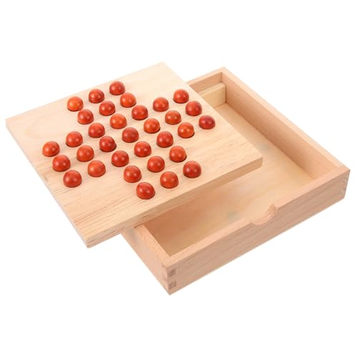 ZUNOXAZ Schachspiel aus Holz Tragbares Schachbrett Kleines Lernspielzeug Hand Auge koordination Geeignet für Mädchen und Jungen Interaktives Denkspiel ZUNOXAZ Schachspiel aus Holz Tragbares Schachbrett Kleines Lernspielzeug Hand Auge koordination Geeignet für Mädchen und Jungen Interaktives Denkspiel von ZUNOXAZ