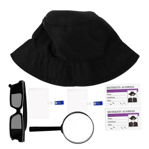 ZUNOXAZ Teiliges Detektiv Partyspielzeug mit Hut Brille und Lupe Halloween Detektivkostüm Requisiten für Rollenspiele Unisex Detektiv Accessoires für Erwachsene ZUNOXAZ Teiliges Detektiv Partyspielzeug mit Hut Brille und Lupe Halloween Detektivkostüm Requisiten für Rollenspiele Unisex Detektiv Accessoires für Erwachsene von ZUNOXAZ