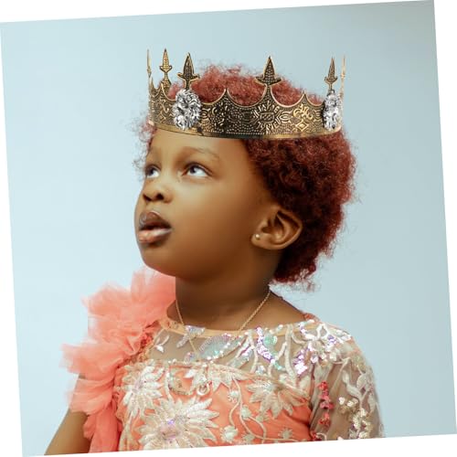 ZUNOXAZ Vintage Königliche Herrenkrone aus Legierung Leichtes Cosplay Requisit Mittelalterliche Königliche Kopfbedeckung für Kostümpartys und Aufführungen Komfortabel und Auffällig ZUNOXAZ Vintage Königliche Herrenkrone aus Legierung Leichtes Cosplay Requisit Mittelalterliche Königliche Kopfbedeckung für Kostümpartys und Aufführungen Komfortabel und Auffällig von ZUNOXAZ