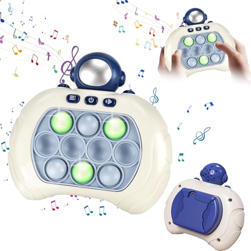 ZUOQIANG Pop It Elektronisches Spiel, Quick Push Spiel, Sensory Squeeze Toys, Bubble pop Game, Pop It Fidget Toys, Dekompressions Spielzeug, Pop It Spiel, Pop It Elektrisch (Astronaut) von ZUOQIANG