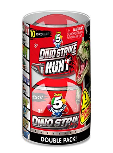 5 Surprise Dino Strike Hunt Serie 3 Überraschungskapseln (2er Pack) von 5 SURPRISE