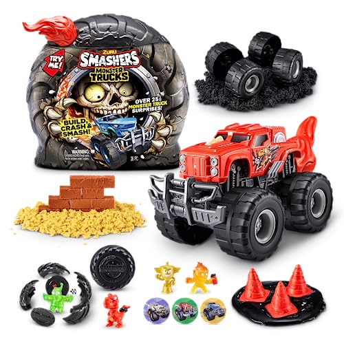 Smashers Monster Truck Surprise von ZURU, Dino Drifter, Jungen, mit 25 Überraschungen, Monster Truck Surprise zum Sammeln (Dino Drifter) von ZURU SMASHERS