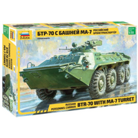 ZVEZDA 3587 1:35 BTR-70 mit MA-7 Turm von ZVEZDA