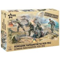 ZVEZDA 3628 1:35 WWII Figuren-Set Deutsche Fallschirmjäger ZVEZDA 3628 1:35 WWII Figuren-Set Deutsche Fallschirmjäger von ZVEZDA