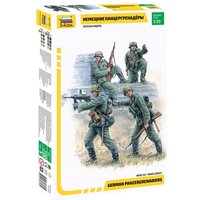 ZVEZDA 500783582 1:35 WWII Figuren-Set Deutsche Panzer-Grenadiere von ZVEZDA