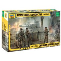 ZVEZDA 500783614 1:35 WWII Figuren-Set Deutsche Panzer-Besatzung von ZVEZDA