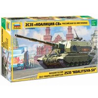 ZVEZDA 500783677 1:35 2S35 "Koalitsiya-SV" Russische Panzerhaubitze von ZVEZDA