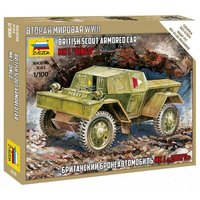 ZVEZDA 500786229 1:100 Britischer Spähpanzer Dingo MK 1 von ZVEZDA