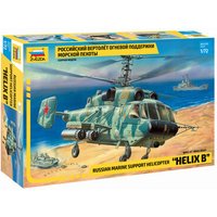 ZVEZDA 500787221 1:72 Helikopter "Helix B" von ZVEZDA