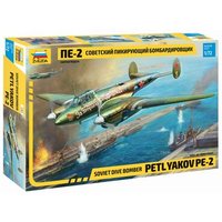 ZVEZDA 500787283 1:72 Petlyakov Pe-2 “Peshka” Sowjetischer Bomber von ZVEZDA