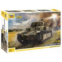 ZVEZDA 530005064 1:72 T-28 Soviet heavy tank WWII von ZVEZDA