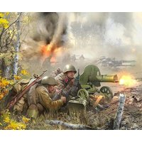 ZVEZDA 6104 1:72 WWII sowjetische MG-Besatzung 1941 von ZVEZDA