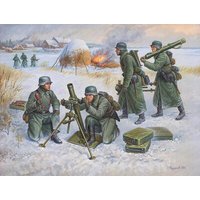 ZVEZDA 6209 1:72 Deutscher 80 mm Mörser mit Besatzung, Winteruniform von ZVEZDA