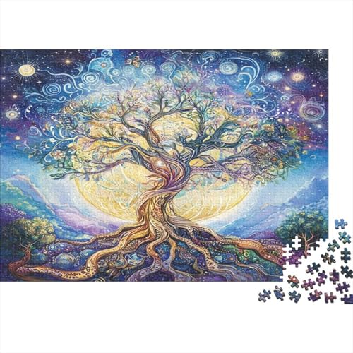 Baum des Lebens Puzzle 1000 Teile Puzzles Für Erwachsene Klassische Puzzles 1000 Teile Erwachsene Puzzlespiel Erwachsene 1000 Teile Erwachsenen Puzzlespiel Puzzel 1000pcs (75x50cm) von ZWABFOFYV