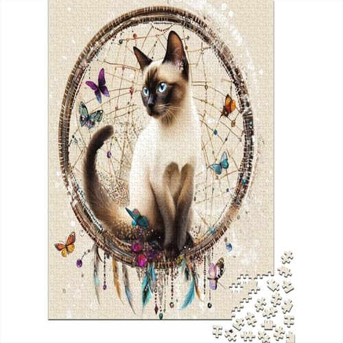 Birman 1000 Stück Puzzles Für Erwachsene Teenager Stress Abbauen Familien-Puzzlespiel Mit Poster in 1000-teiliges Puzzle Kinder Lernspiel Spielzeug Geschenk Puzzel 1000pcs (75x50cm) von ZWABFOFYV