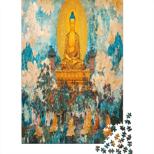 Buddha Puzzle 1000 Teile Erwachsener Kniffel Spaß Für Die Ganze Familie - Abwechslungsreiche 1000 Puzzleteilige Motive Puzzlespiel Erwachsene, Puzzel 1000pcs (75x50cm) von ZWABFOFYV