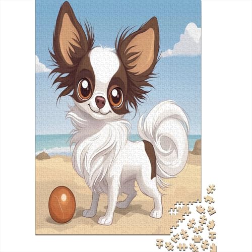 Chihuahua Puzzlespiel 1000 Teile Puzzles Für Erwachsene Lernspiel Herausforderung Spielzeug 1000 Teile Puzzles Für Erwachsene Kinder Erwachsenen Puzzlespiel Puzzel 1000pcs (75x50cm) von ZWABFOFYV