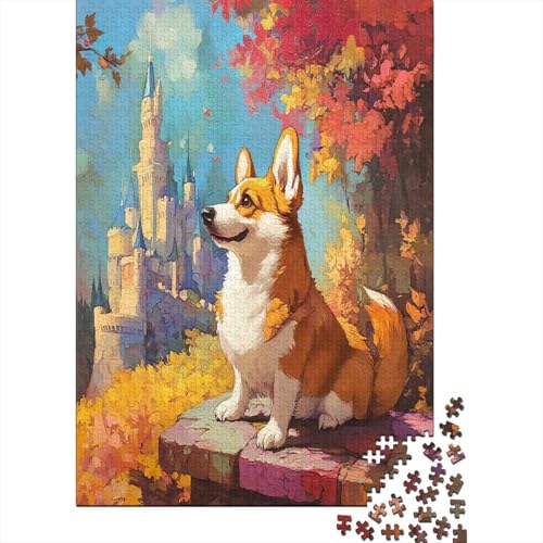 Corgi 1000 Teile, Impossible Puzzle,Geschicklichkeitsspiel Für Die Ganze Familie, Erwachsenenpuzzle Ab 14 Jahren Puzzel 1000pcs (75x50cm) von ZWABFOFYV