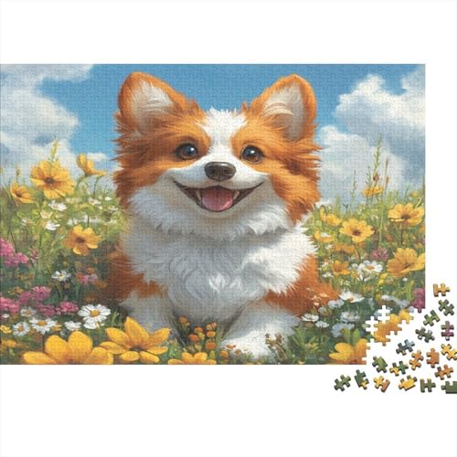 Corgi Puzzle 1000 Teile Erwachsener Kniffel Spaß Für Die Ganze Familie - Abwechslungsreiche 1000 Puzzleteilige Motive Puzzle Erwachsene, Puzzel 1000pcs (75x50cm) von ZWABFOFYV