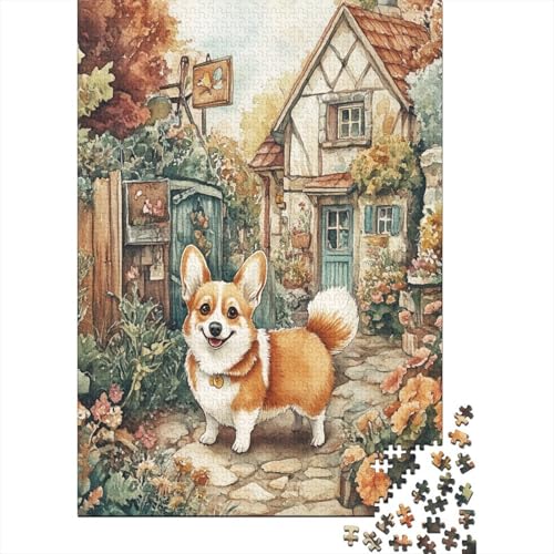 Corgi Puzzlespiel 1000 Teile Puzzles Für Erwachsene Lernspiel Herausforderung Spielzeug 1000 Teile Puzzles Für Erwachsene Kinder Erwachsenen Puzzlespiel Puzzel 1000pcs (75x50cm) von ZWABFOFYV